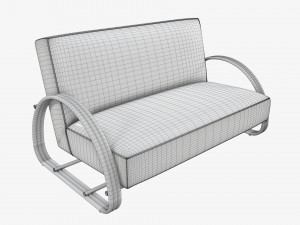 Loveseat sofa Modelo 3D