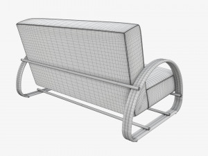Loveseat sofa Modelo 3D