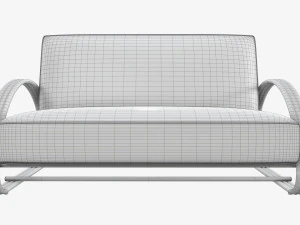 Loveseat sofa 3D Model