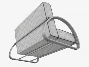 Loveseat sofa Modelo 3D