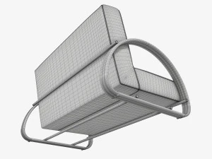Loveseat sofa 3D Model