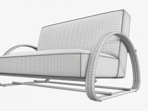 Loveseat sofa Modelo 3D