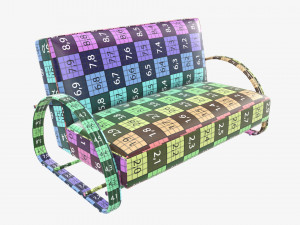 Loveseat sofa Modelo 3D