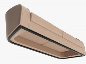 Loveseat sofa 02 3D Модель