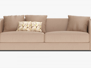Loveseat sofa 02 3D Модель