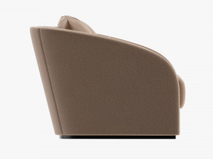 Loveseat sofa 02 3D Модель