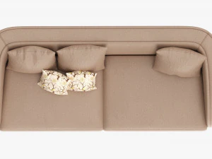 Loveseat sofa 02 3D Model