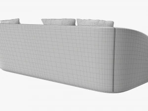 Loveseat sofa 02 3D Model