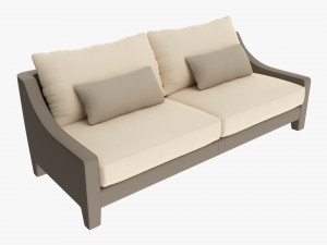 Loveseat sofa 03 3D Model