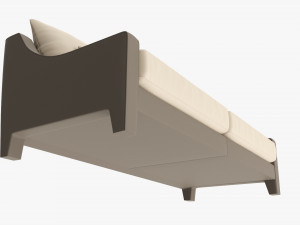 Loveseat sofa 03 Modelo 3D