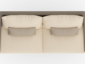 Loveseat sofa 03 Modelo 3D