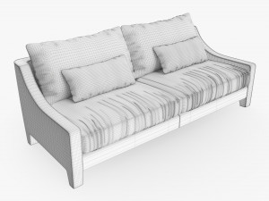 Loveseat sofa 03 Modelo 3D
