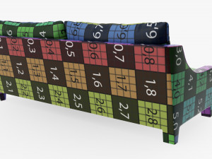 Loveseat sofa 03 Modelo 3D