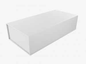 Magnetic paper gift box 01 3D Model
