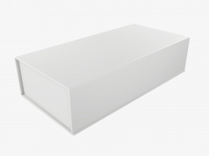 Magnetic paper gift box 01 Modelo 3D