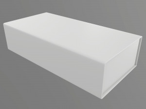 Magnetic paper gift box 01 3D Model