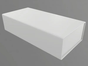 Magnetic paper gift box 01 3D Model