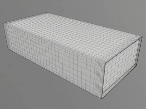 Magnetic paper gift box 01 3D Model