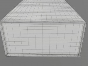 Magnetic paper gift box 01 3D Model