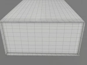 Magnetic paper gift box 01 3D Model