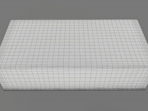 Magnetic paper gift box 01 3D Model
