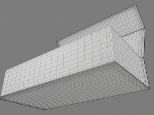 Magnetic paper gift box 01 open 3D Model