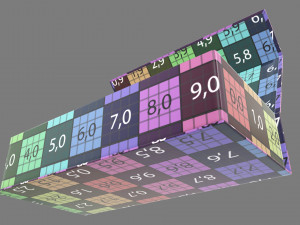 Magnetic paper gift box 01 open 3D Model