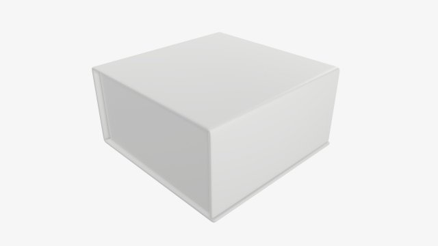 Magnetic paper gift box 02 Modelo 3D .c4d .max .obj .3ds .fbx .stl .blend 