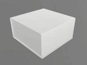 Magnetic paper gift box 02 3D Model