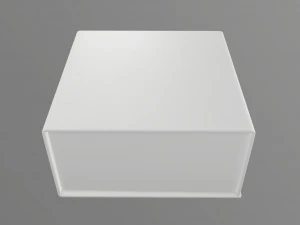 Magnetic paper gift box 02 3D Model