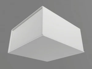 Magnetic paper gift box 02 3D Model