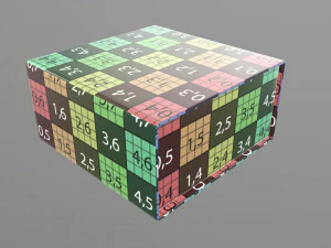 Magnetic paper gift box 02 3D Model