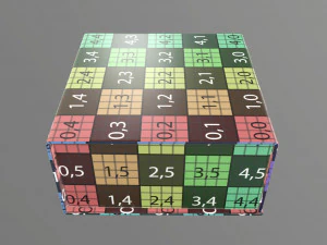 Magnetic paper gift box 02 3D Model