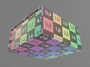 Magnetic paper gift box 02 3D Model