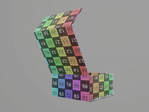 Magnetic paper gift box 02 open 3D Model