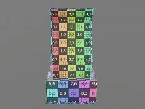 Magnetic paper gift box 02 open 3D Model