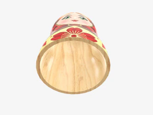 Matryoshka nesting doll 01 3D Model