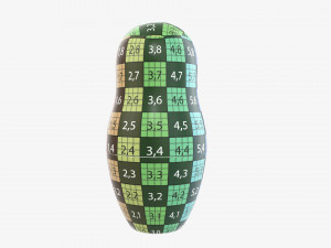 Matryoshka nesting doll 01 Model 3D