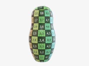 Matryoshka nesting doll 01 3D Model