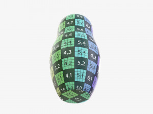 Matryoshka nesting doll 01 Model 3D