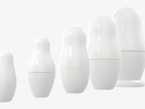 Maqueta de juego de mu&ntilde;ecas anidadas Matryoshka Modelo 3D