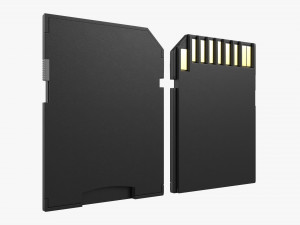 Micro SD adapter Modelo 3D