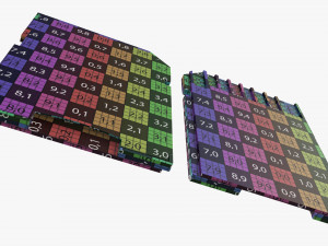 Micro SD adapter 3D Model