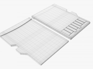 Micro SD memory card Model 3D