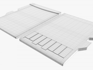 Micro SD memory card Model 3D
