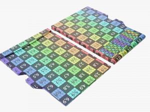 Micro SD memory card Model 3D