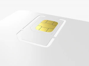 Mobile SIM card 01 3D Model