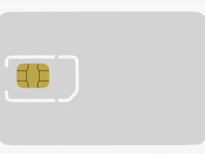 Mobile SIM card 01 3D Model