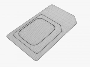 Mobile SIM card 02 Modelo 3D