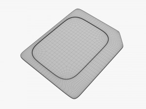 Mobile SIM card 03 Modello 3D
